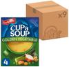 Batchelors Cup a Soup Golden Vegetable Instant Soup, 4 Sachets Per 82 g Box (Total 9 Boxes = 36 Sachets) view 1