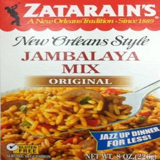 Zatarain's GLUTEN-FREE New Orleans Style JAMBALAYA MIX Original 8oz (4 pack) by Zatarain's
