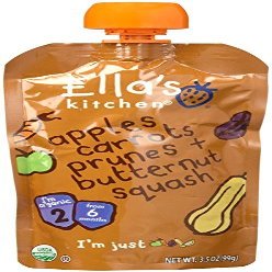 Ella's Kitchen Organic Stage 2 - Apples Carrots Prunes and Butternut Squash, 4 Count (Pack of 4) by Ella's Kitchen