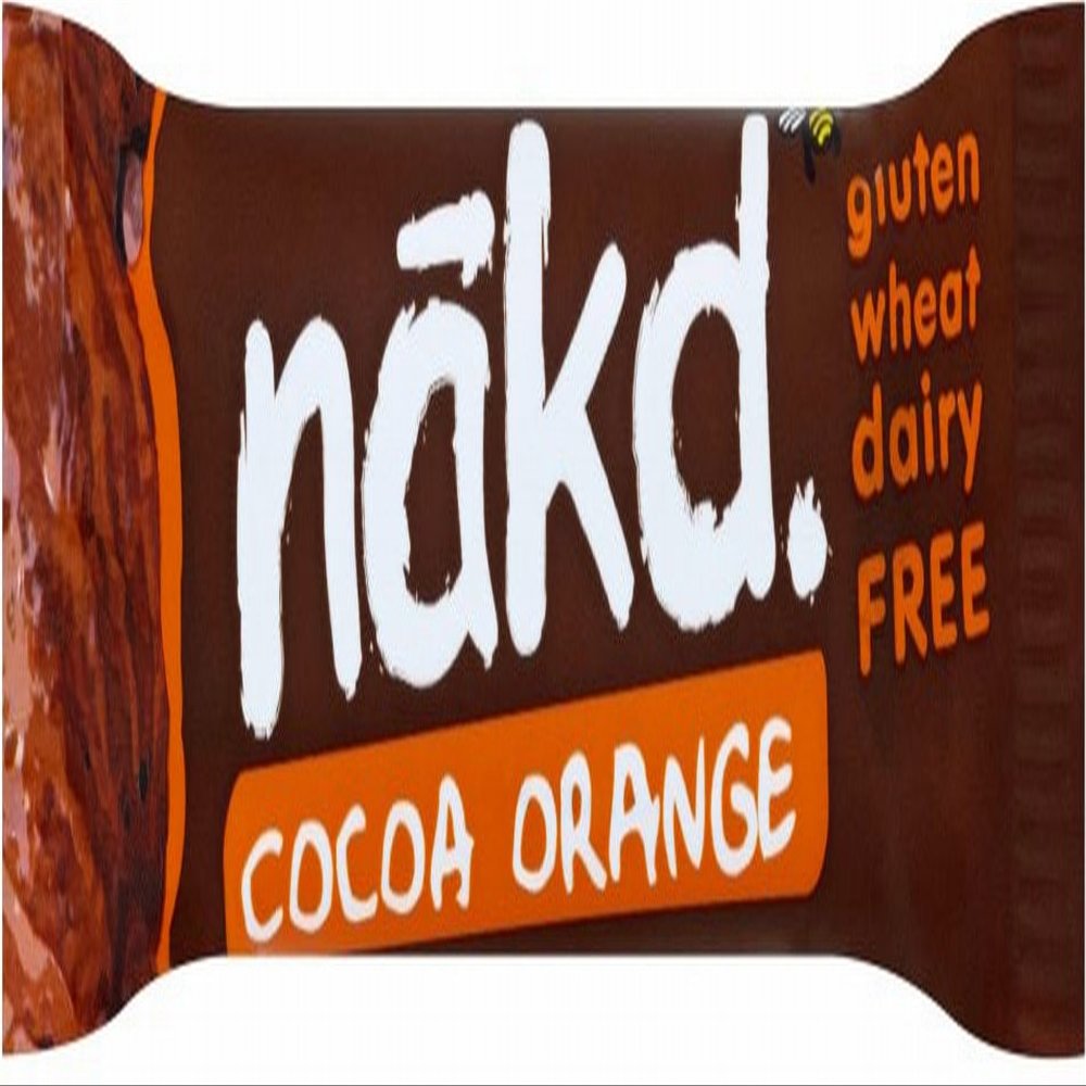 Nakd Cocoa Orange Gluten Free Bar 35G x 4 by Eat Nakd