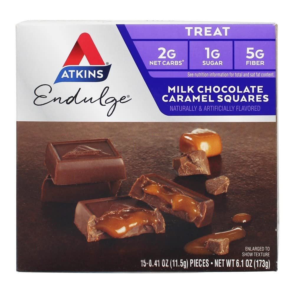 Atkins Nutritionals Inc. - Endulge Milk Chocolate Caramel Squares - 6 oz.