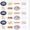 24 Precut Congratulations Edible Wafer Paper Cake Toppers Decorations view 2