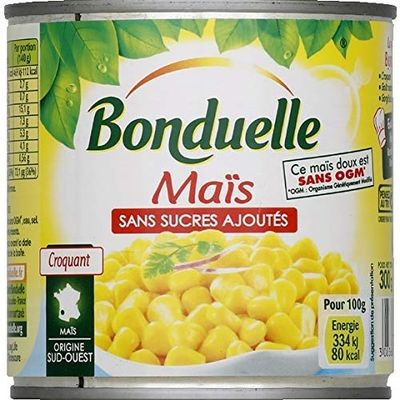 Epicerie Sale bonduelle - sweet corn grains in vacuum - the box 285g - unit price