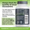 Glucosamine Sulphate 2KCl 1500mg 90 Tablets, High Strength, Vegan, Coated, Breakable, Easy to Swallow, 3 Months Supply, Gluten Free, by Transforme view 4