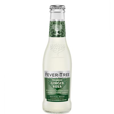 FEVER-TREE - Premium Ginger Beer - Soda - Origin England - 6 x 4 x 200 ml (Packaging may vary)