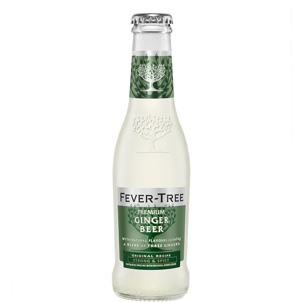 FEVER-TREE - Premium Ginger Beer - Soda - Origin England - 6 x 4 x 200 ml (Packaging may vary)