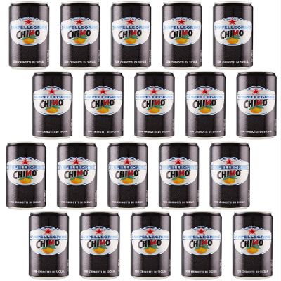 Sanpellegrino: Chinotto "Chin" Italian Soda 11.15 Fluid Ounce (33cl) Packages (Pack of 20) [ Italian Import ]