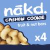 Nakd Cashew Cookie Fruit, Nut & Bar - Healthy Snack - Vegan - Gluten Free, 4x34g Multipack view 1