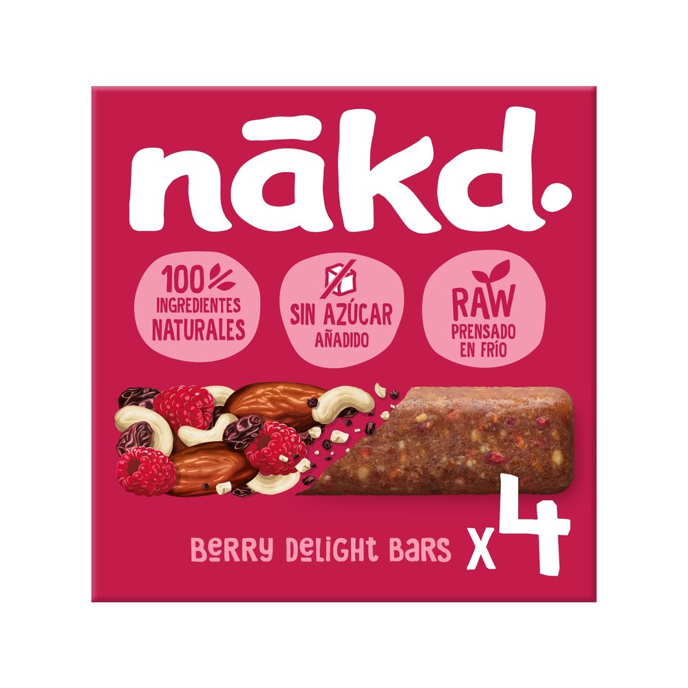 Nakd Multipack Berry Delight, 4x35 g