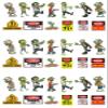 39 Stand Up Halloween Zombie Premium Edible Wafer Paper Cake Toppers Decorations view 2