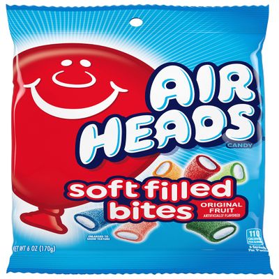 Airhead Soft Filled Bites, Non Melting, 6 oz