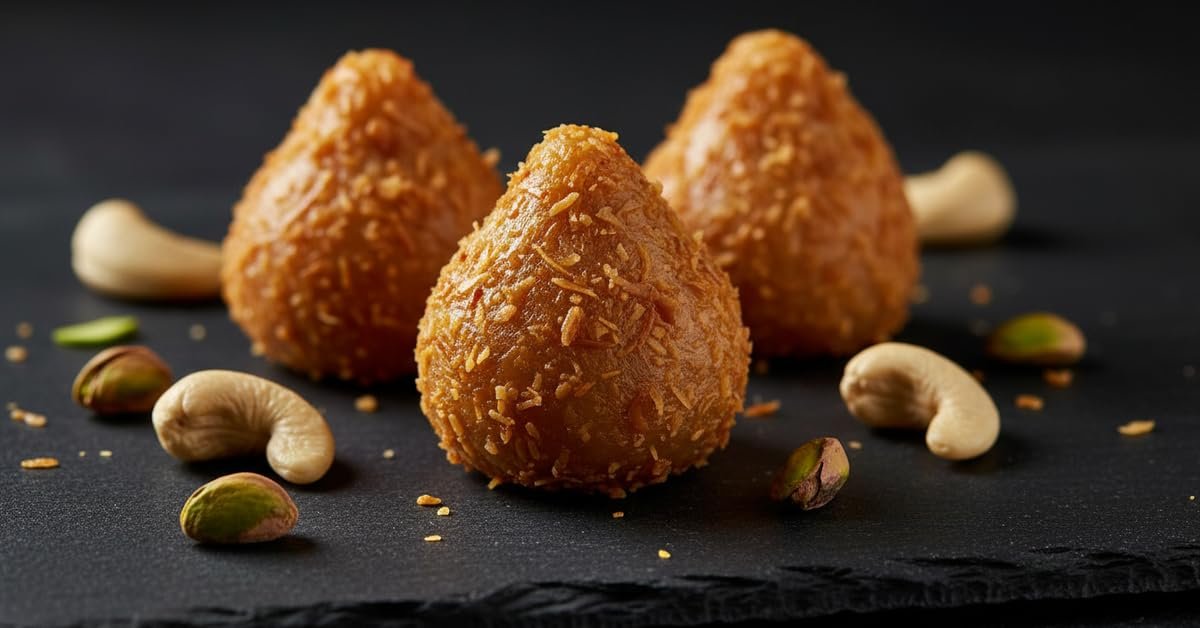 Ghasitaram Gifts Indian Sweets - Kaju Butterscotch Modak 800 GMS