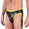 665 Medium Yellow Neoprene Open for Now Sport Jock Brief view 1