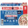 Bumble Bee Solid White Albacore Tuna in Water 5 oz Can (Pack of 8) - Wild Caught Tuna - 29g Protein per Serving - Non-GMO Project Verified Gluten Free Kosher - Great for Tuna Salad & Recipes view 1