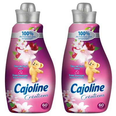 Cajoline Tiare Concentrated Softener for Wild Berries 60 Washes 1.5 L