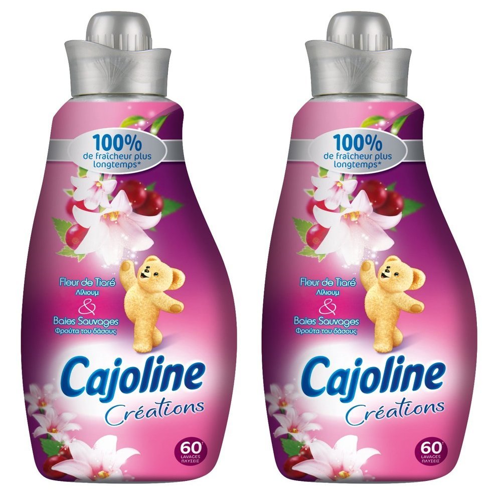 Cajoline Tiare Concentrated Softener for Wild Berries 60 Washes 1.5 L