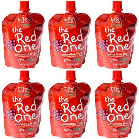 (6 PACK) - Ellas Kitchen - Smoothie Fruit - Red One | 90g | 6 PACK BUNDLE by Ella's Kitchen