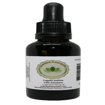 Lugols Iodine Solution 12% - 35ml - with Glass Pipette