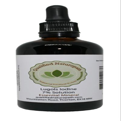 Lugols Iodine Solution 7% - 110ml - with Glass Pipette