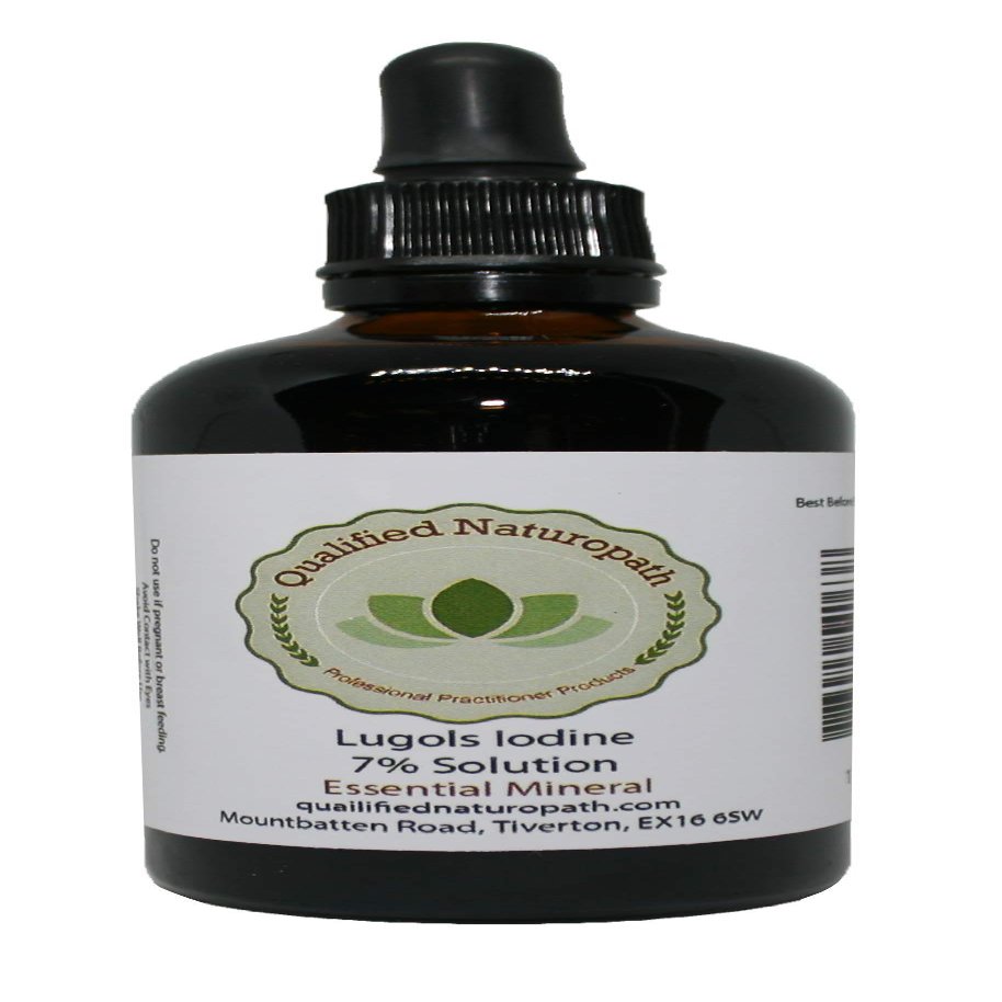 Lugols Iodine Solution 7% - 110ml - with Glass Pipette