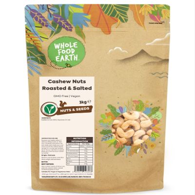 Wholefood Earth - Cashew Nuts, Roasted & Salted 3kg