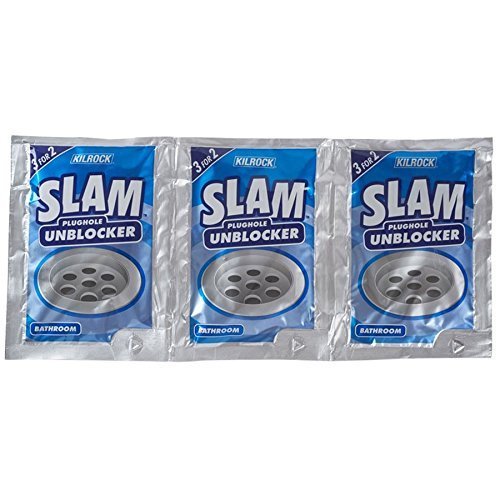 Kilrock 183986 SLAM Bathroom Plughole Un-Blocker - Blue by Kilrock
