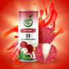 iam super juice Lychee | Vegan friendly | No added sugar | Very Low calories | Super fruits | 12x 330ml cans view 1