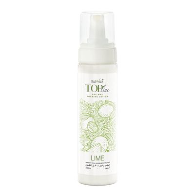 Pre Wax foaming lotion, lime, your optimal pre-treatment lotion before waxing, 200 ml