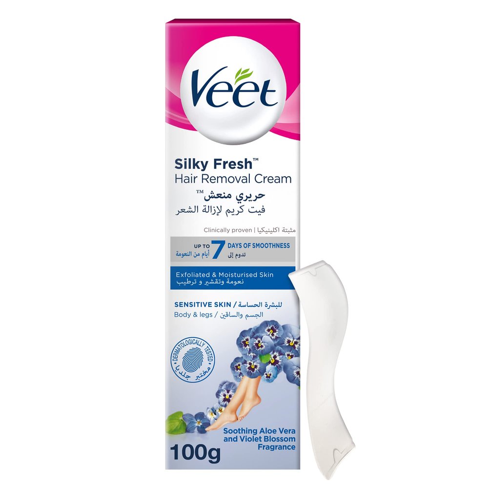 Veet Sensitive Skin Hair Removal Cream, 100g