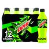 Mountain Dew, Blast Exhilarating Intensely Refreshing Bold Taste, 500 ml Bottles, Citrus (Pack of 12) view 1