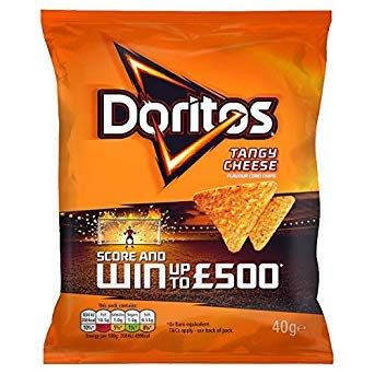 Doritos Tangy Cheese Tortilla Chips 40 g (Pack of 32)