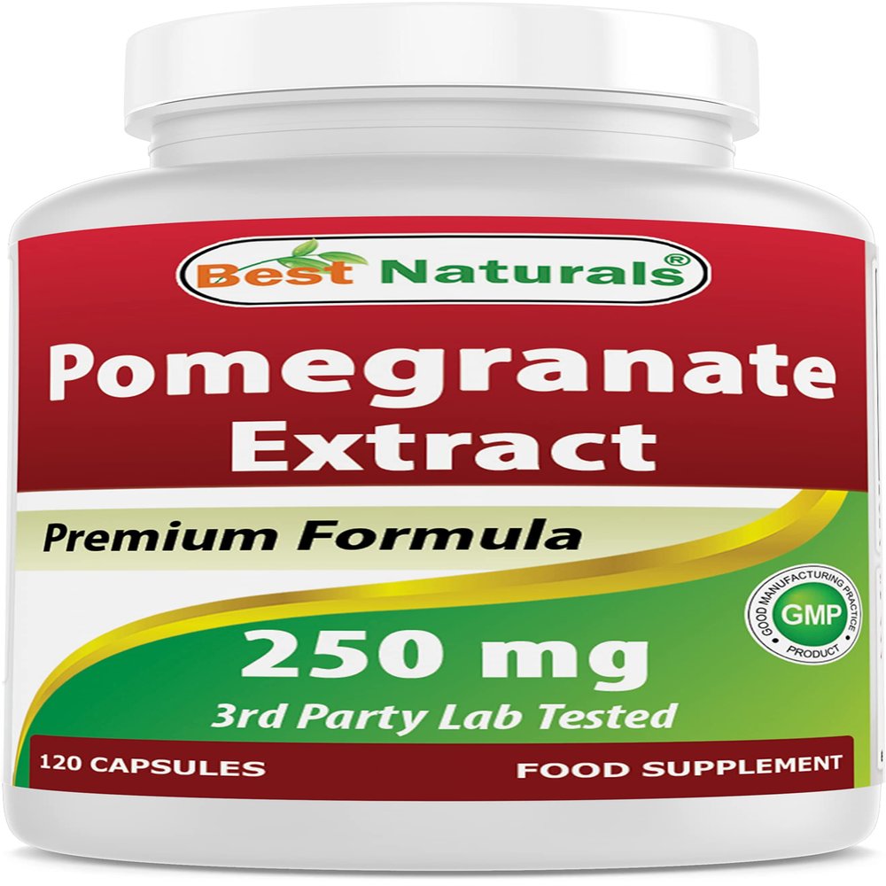 Best Naturals Pomegranate Extract 250 mg 120 Capsules (120 Count (Pack of 1))