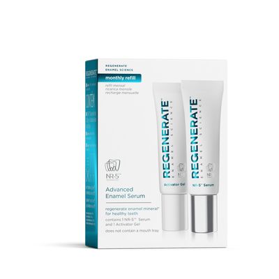 Regenerate Advanced Serum Monthly Refill boosting serum clinically proven to regenerate tooth enamel 2 x 16ml