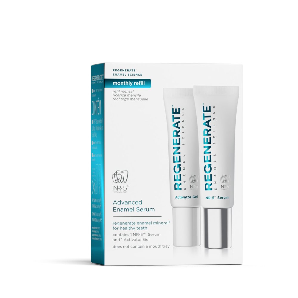 Regenerate Advanced Serum Monthly Refill boosting serum clinically proven to regenerate tooth enamel 2 x 16ml