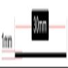 1m 30mm Conductive Rubber silicone band electrode for ESTIM TENS electromyostimulation view 3
