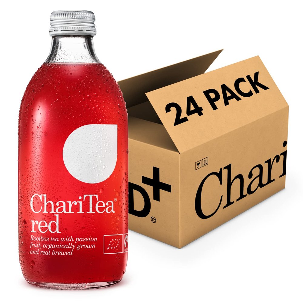 ChariTea Red Iced Tea: Rooibos Tea - 24 x 330ml