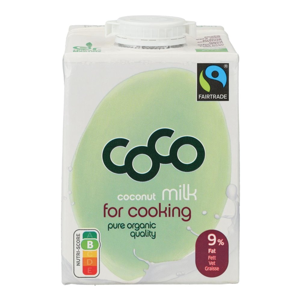 Crema de Coco para cocinar (Coco Milk) Bio 500ml Dr.Martins