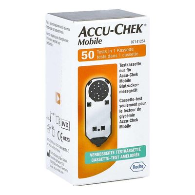 Accu-Chek 4026324 Mobile Test Cassette, 50 Test, 100g