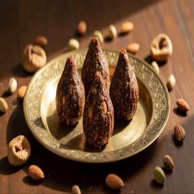 Ghasitaram Gifts Indian Sweets - Sugarfree Anjeer Modak 800 GMS