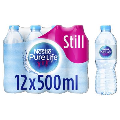 Nestle Pure Life Still Spring Water 12 x 500 ml