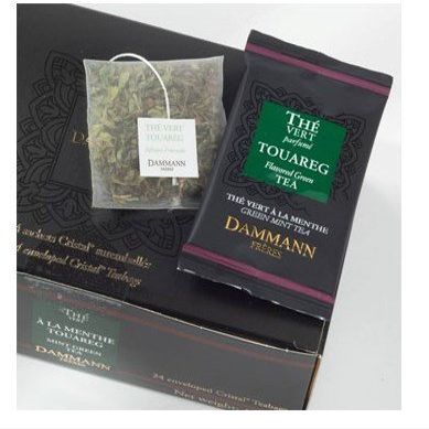 DAMMANN FRRES - Green Tea Mint Touareg (24 teabags) x2