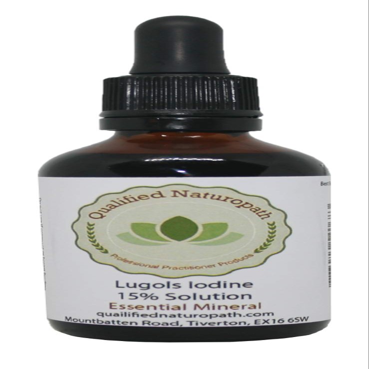 Lugols Iodine Solution 15% - 60ml - with Glass Pipette