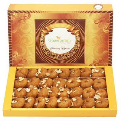 Ghasitaram Gifts Indian Sweets - SweetsGhasitaram's Delicious Balushai (800 GMS)
