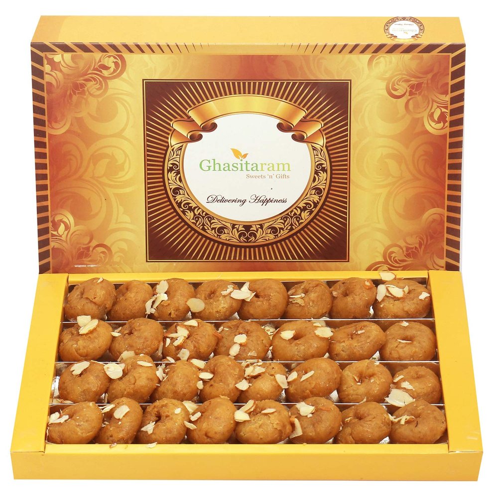 Ghasitaram Gifts Indian Sweets - SweetsGhasitaram's Delicious Balushai (800 GMS)