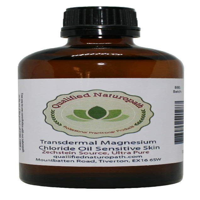Magnesium Oil Drops 100ml (Sensitive Skin) - Pure Transdermal Magnesium Chloride Oil - Zechstein Sourced