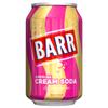 BARR 24 Pack American Cream Soda, Zero No Sugar Sparkling Soft Drink with a Creamy Taste of American Cream Soda Fizzy Pop, 24 x 330ml Cans view 3