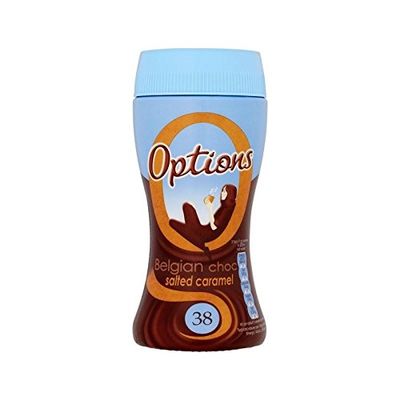 Options Salted Caramel Hot Chocolate Jar 220g - Pack of 2