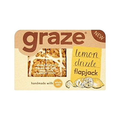 Graze Lemon Drizzle Flapjack 53g - Pack of 4