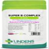 Lindens - Super B Complex Tablets - 90 Pack - UK Made - 3 Months Supply with a Full Spectrum of B Vitamins and Vitamin C - Reduces Tiredness and Fatigue - Letterbox Friendly, Vegan view 1