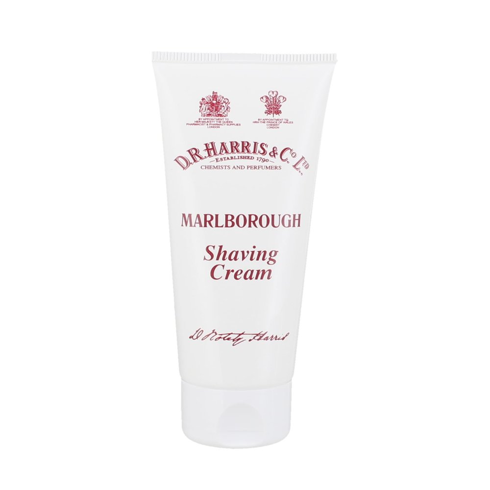 DR Harris and Co Malborough Shaving Cream Tube with Cedar, Sandalwood and Spice
